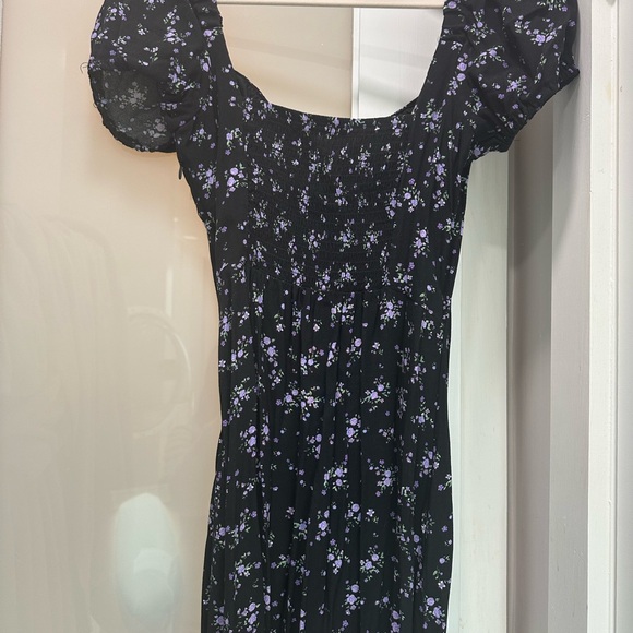 Bershka black floral dress - Picture 6 of 6